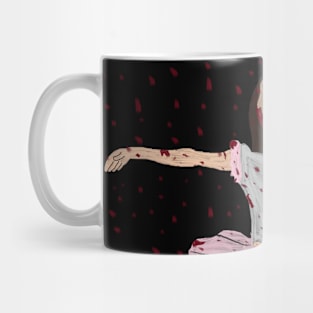 ABIGAL(vampire ballerina blood rain) (painted) Mug